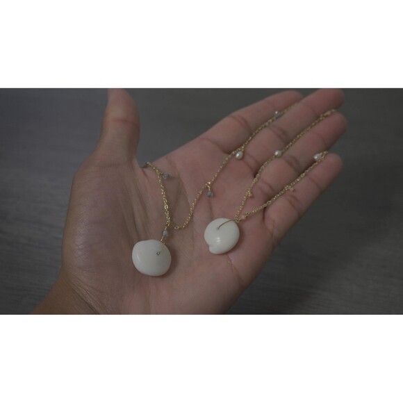 Puka Shell 14k Gold Filled Necklace - Picture 11 of 12